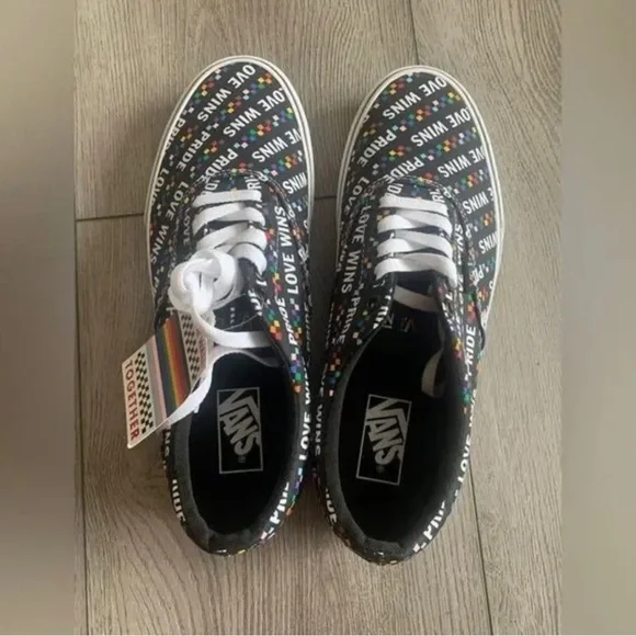 NIB Vans Doheny Pride Sneaker Love Wins Lace Up Off The Wall Men’s - Picture 8 of 11
